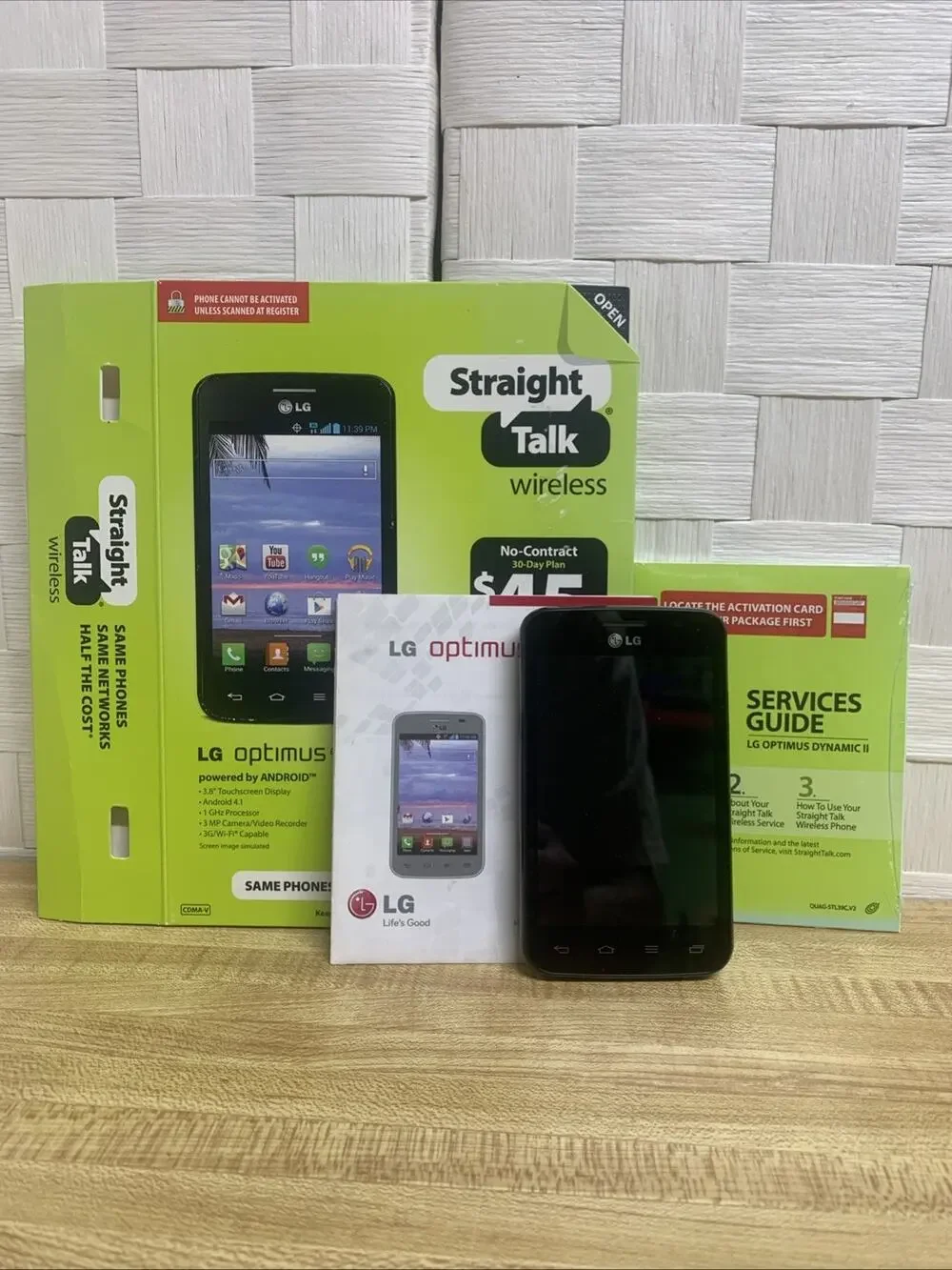 LG Optimus Dynamic II LG L39C CDMA-V Straight Talk Wireless Android-Smartphone